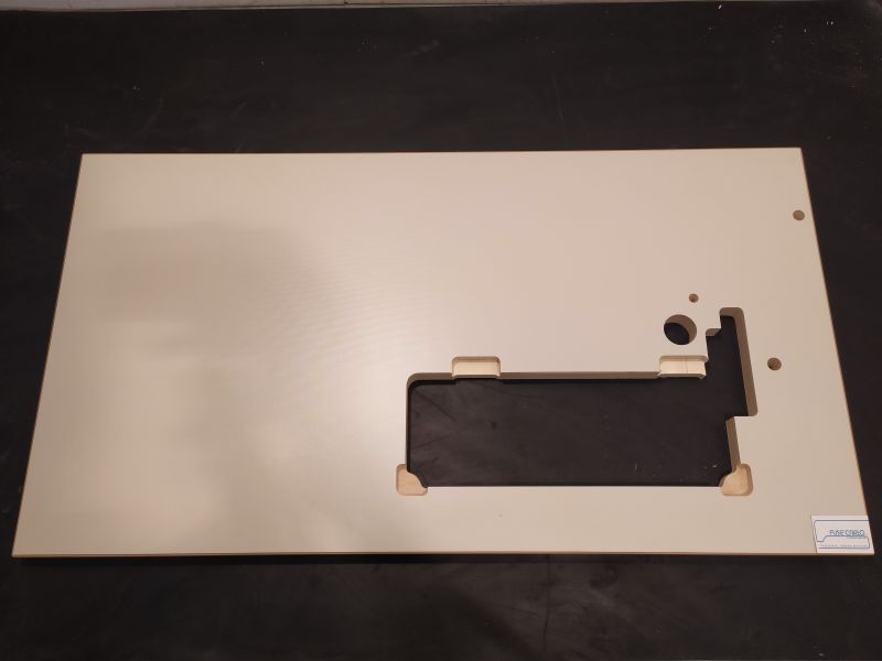 TAVOLA X ADLER 767-467  130X70X4 BORDO FAGGIO LAMINATO BIANCO A RETE