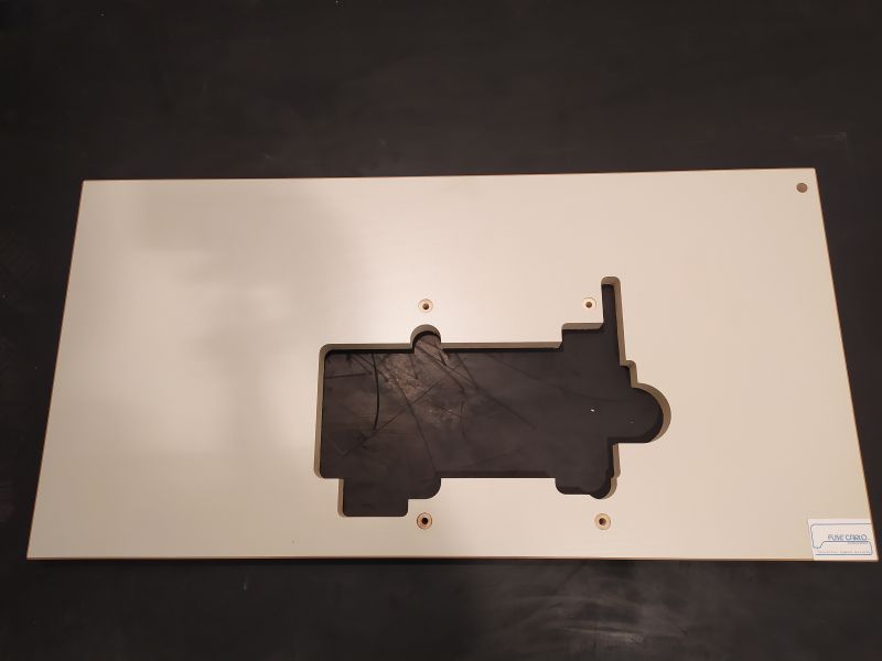 TAVOLA X KANSAI 1412PMD FORO CENT.120X60PASSAELASTICO BORDO FAGGIO LAM. BIANCO