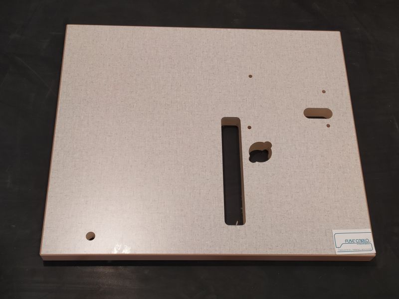 TAVOLA X ADLER 669-869 60X70 LAM.GRIGIO X BANCALE A SBALZO TAGLIO CINGHIA