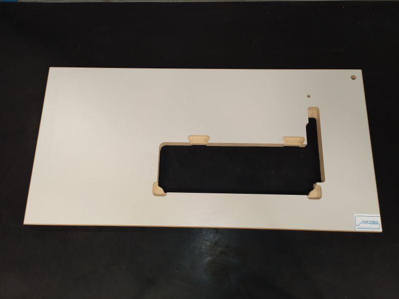 TAVOLA X ADLER 667 MOT.EST./INC.DAC-EFKA120X60X4 BORDO FAGGIO LAMINATO BIANCO