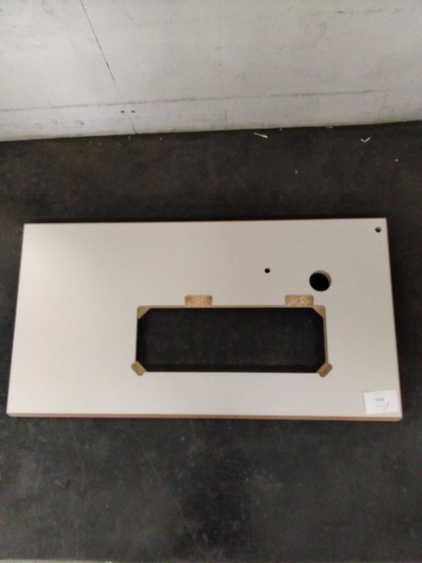 TAVOLA X DURKOPP ADLER 262  DA 105X55X4 TRUCIOLARI B.FAGGIO LAMINATO RETE BIANCO