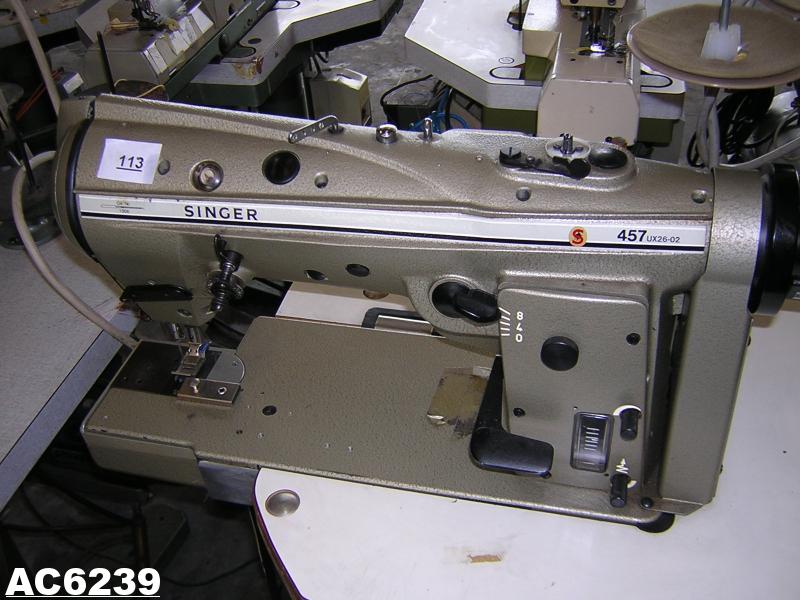 457 UX26 A BRACCIO COL.ORO CPL.RASAFILO MOTORE SYNCRO AMPIEZZA ZIG-ZAG 8MM MAX.