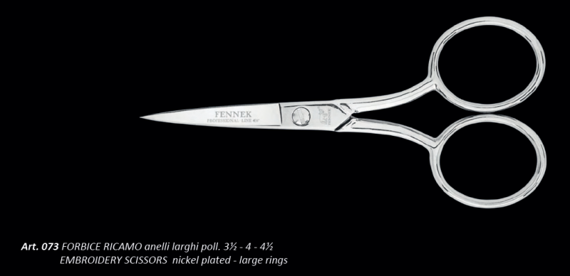 FORBICE RICAMO ANELLO LARGO 4.5