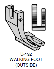 WALKING FOOT OUTSIDE