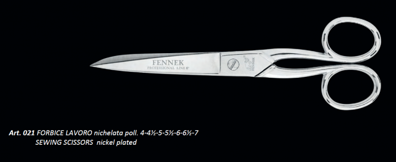 FORBICE LAVORO NICHELATA 5-1/2 POLLICI SCISSORS