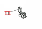 presser foot asm. (3/16) EX JCK 30114002