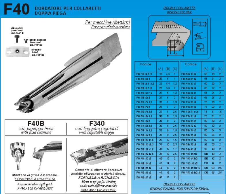 GUIDA COL.PIEGA DOPPIA