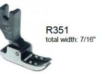 PIEDINO PREMISTOFFA CON RULLI MEDIO/PESANTE