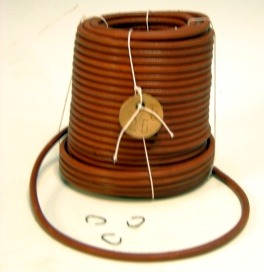 CINGHIA IN CUOIO 3/16 5MM HEAVY OAK ROUND LEATHER BELTING