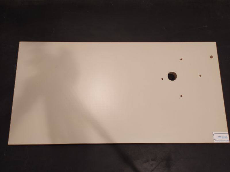 TAVOLA X SHING LING 701-703-713 120X60X4BORDO FAGGIO LAM. BIANCO A RETE