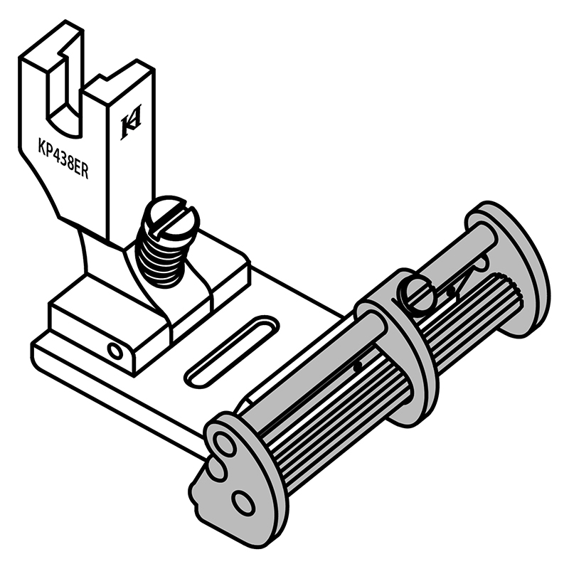 ROLLER GUIDING FOOT