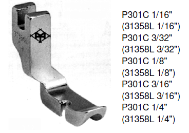 PRESSER FEET 1/4 (CORDONARE AGO SX)