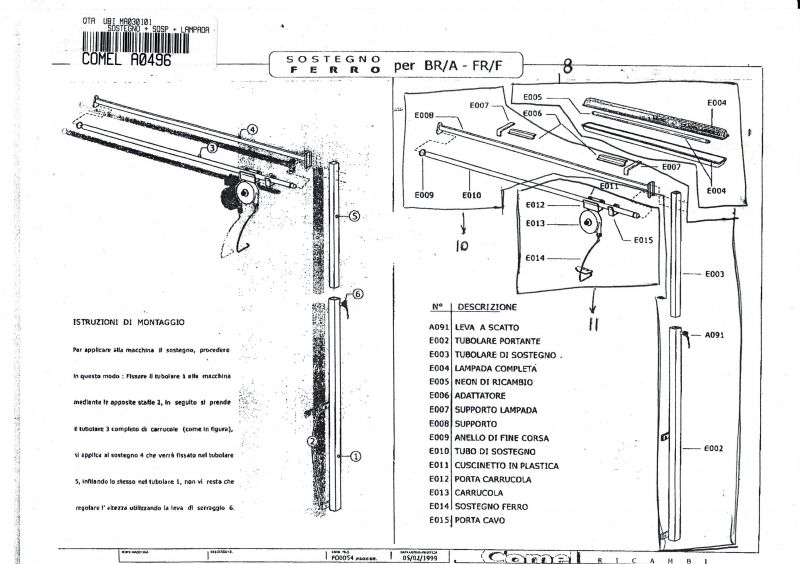 SOST.FERR+CARR+ARCHET+SOSP+LAMP.BRA FRF