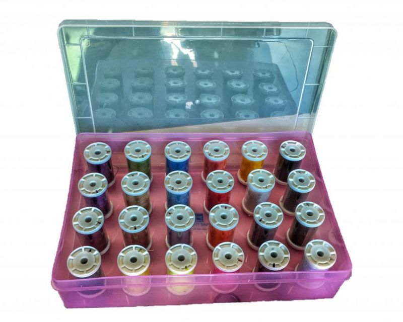 KIT FILO CONF.DA 24 ROCCHETTI RICAMO